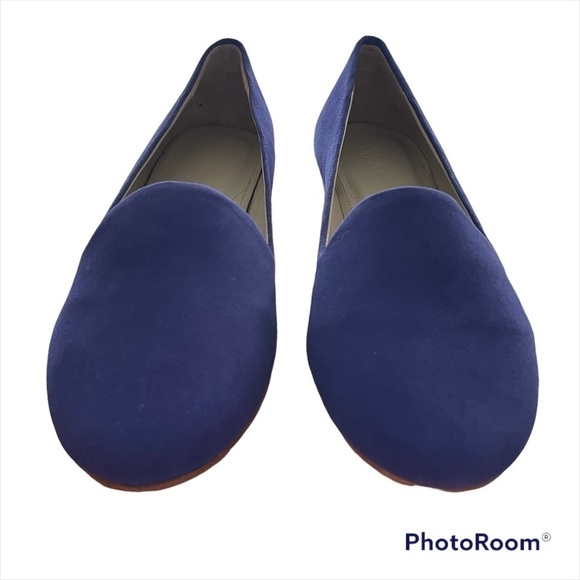 Boden Violet Blue Suede Flats Loafers • Size 5 - Picture 4 of 7